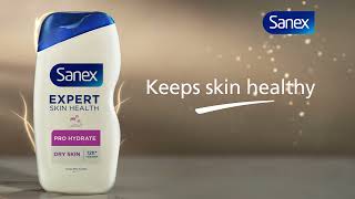 Sanex shower gels, soothe sensitive skin