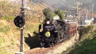 秩父鉄道　SL竹あかり号　武州日野駅〜白久駅