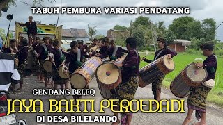 TABUH PEMBUKA VARIASI PENDATANG GENDANG BELEQ JAYA BAKTI PEROEDADI DI DESA BILELANDO