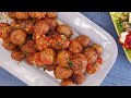 Albondigas with Spicy Pepper Sauce