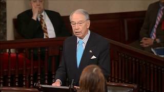 Grassley Salutes Law Enforcement in Police Week Remarks