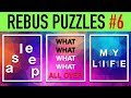 Rebus Puzzles with Answers #6 (20 Rebus Puzzle Brain Teasers)