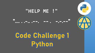 Encode Morse | Challenge 1 Python Tutorial #16