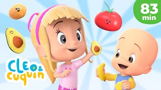 Frutas e Vegetais 🥑🍅 e mais músicas infantis de Cleo e Cuquin