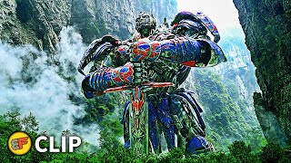 Optimus Prime vs Grimlock - "Let Me Lead You" Scene | Transformers Age of Extinction (2014) IMAX
