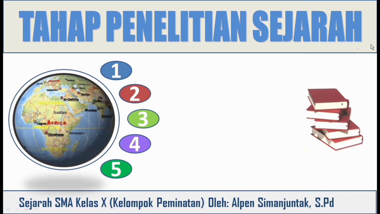 Tahap-Tahap Penelitian Sejarah - YouTube