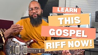 Learn this Gospel Riff Now!