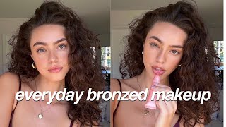 Daily Bronzed & Glowy Makeup Routine 2024