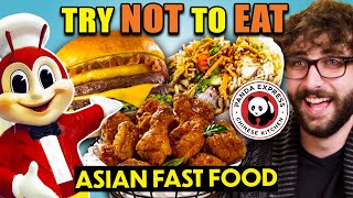 Try Not To Eat - Asian Fast Food Restaurants! (Jollibee, Panda, KyoChon)