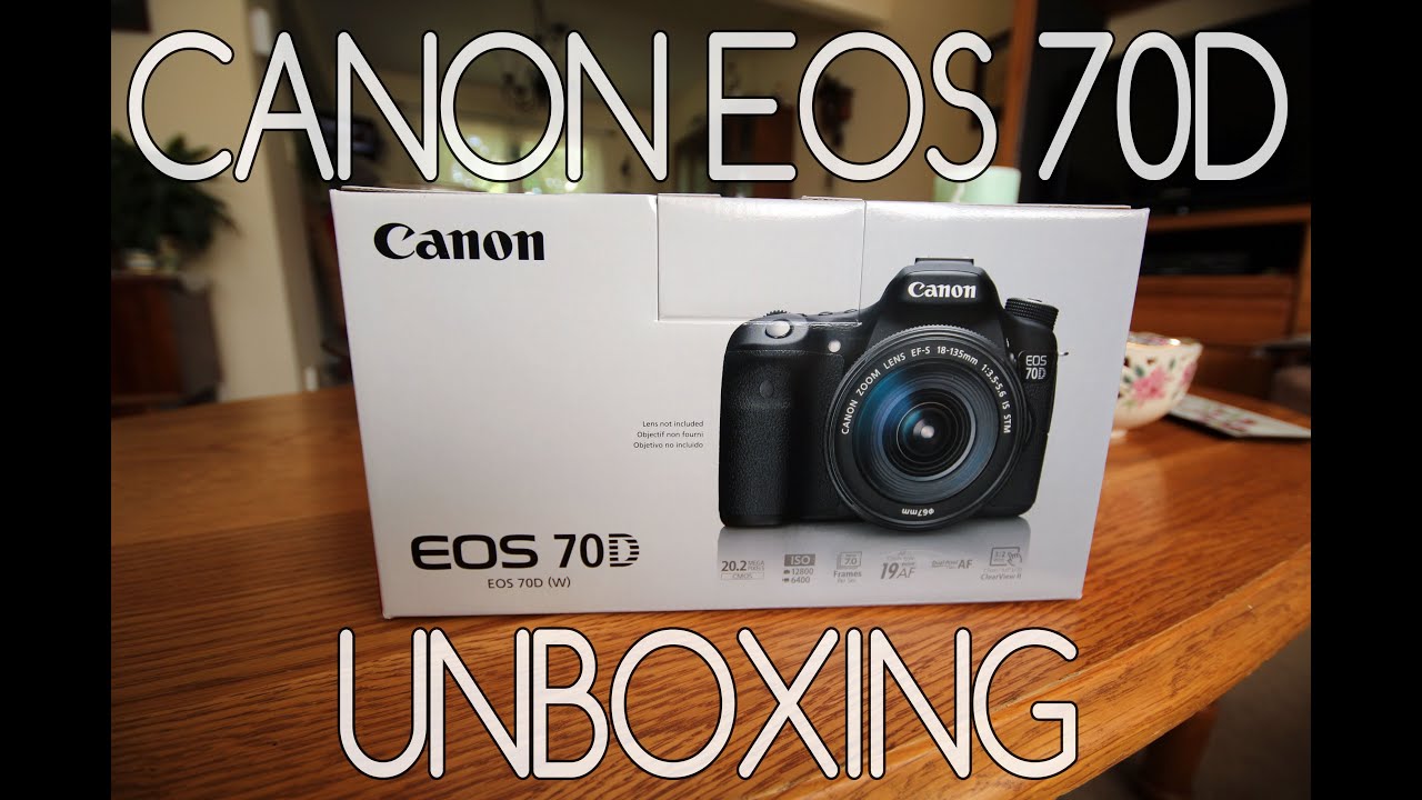 Unboxing: Canon EOS 70D - YouTube