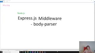 Node.js | Express - Middleware body-parser