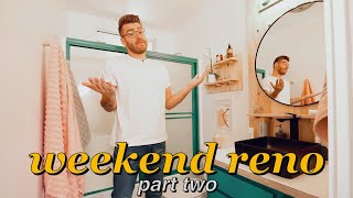 Finishing the "Weekend Bathroom Renovation "| Part 2 Modern Builds
