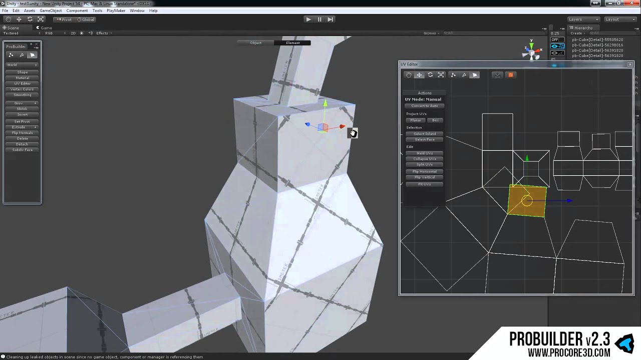 ProBuilder Tutorial 6: Texturing Part II - UV Editing And Unwrapping ...