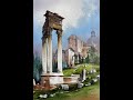 Temple of Apollo - Rome (Part Three) #tutorial #watercolorpainting #drawingtutorial #architecture