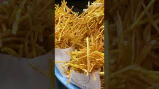 바로 튀긴 바삭한 고구마스틱, 부평깡통시장 산더미고구마튀김, Mountain of Fried sweet potato sticks, Korean Street Food, #shorts