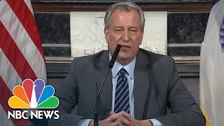 NYC Mayor Bill de Blasio Holds Coronavirus Briefing | NBC News