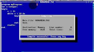 Turbo Pascal Programming #24 While Loop