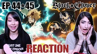 FIRE AND LIGHTING COMBO!! | Black Clover Episodes 44-45 Reaction Highlights