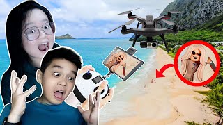 DRONE MENANGKAP PENAMPAKAN YANG MENGERIKAN DI KEHIDUPAN NYATA ft @BANGJBLOX