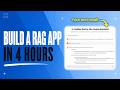 Build a RAG App From Scratch | OpenAI API & Streamlit