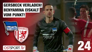 Gersbeck verladen! Benyamina eiskalt vom Punkt: Hertha II - Greifswalder FC | Regionalliga Nordost