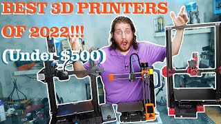 The BEST Budget 3D Printers of 2022! (Under $500 USD)
