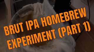 Brut IPA Homebrew Experiment (Part 1)