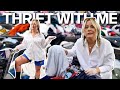 come thrift with me at the goodwill BINS! *clothing by the POUND* ($1 thrift haul!)