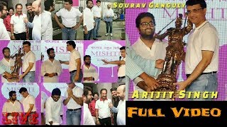 Arijit Singh | Sourav Ganguly | During promotional programme | Live | Kolkata | 2018 | Full | Video