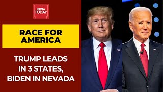 Donald Trump Leading In Georgia, North Carolina & Pennsylvania; Joe Biden Leading In Nevada