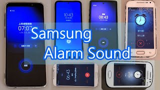 The evolution of SAMSUNG default morning alarm tones 歷代三星預設鬧鐘鈴聲