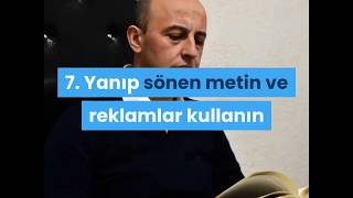 Web Tasarım Yapılması ve Yapılmaması Gerekenler