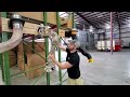 stainless steel fume arm demo from iap air products