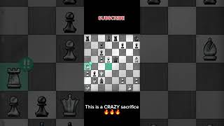 This is a CRAZY sacrifice🔥🔥🔥 #chess #grandmaster