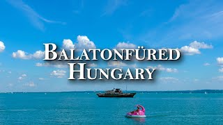 Stunning Balatonfüred during the yearly Anna-bál (Anna Ball) in Hungary! 4K