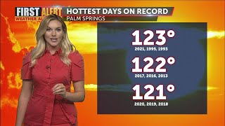 Palm Springs ties all-time record for high temperature