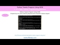 Python Tweets Program Using JSON