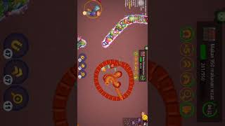 WormsZone.io | Wormate.io | Cacing Besar Alaska | Snake.io Pro Skill Gameplay #gamers amatir #001