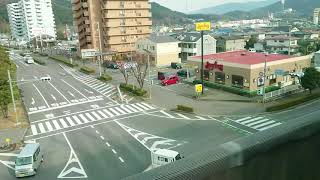 2月2日 坂出駅 快速マリンライナー37号 高松行 到着、降車シーン