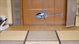 ラジコンへリ CopterX CX250 ジャイロ,ラダーサーボ変更  室内ホバリング