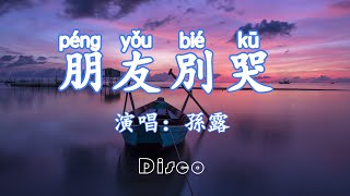 【重溫經典】孫露-朋友別哭(原唱：吕方)/朋友別哭，要相信自己的路，紅塵中有太多茫然癡心的追逐，你的苦我也有感觸/超好聽♫動態歌詞lyrics/pīn yīn gē cí ♫