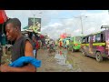 Mombasa, Kenya - Nyali, Lights Area - Walking Tour 4K 30fps HDR