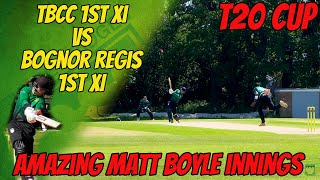 AMAZING 70 OFF 25 BALLS!! | TBCC 1st XI vs Bognor 1st XI | T20 Cricket Highlights