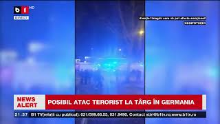 Atac terorist în Germania.  O mașină a intrat în mulțime.  Sunt zeci de victime. B1TV_20 dec. 2024