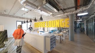 Epic Cowork in Prague Drone Tour | WorkLounge in Karlín shot on FPV drone