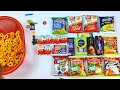 😎most amazing snacks collection kinder joy motu patlu rings crax rings cadbury gems makeup box