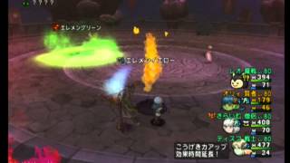 【Wii】ドラゴンクエスト10 PART527 （モンセロ温泉峡への試練の門・エレメン5体）