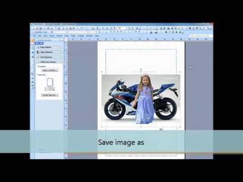 Create layered images using microsoft publisher Create layered images using microsoft publisher