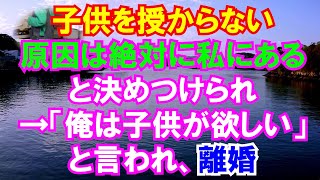 【スカッと】子供を授からない原因は絶対に私にあると決めつけられ→旦那「俺は子供が欲しい」と言われ、離婚…→結果（スカッとガーデン）