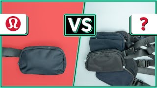 lululemon Everywhere Belt Bag | Real Vs Dupes Comparison